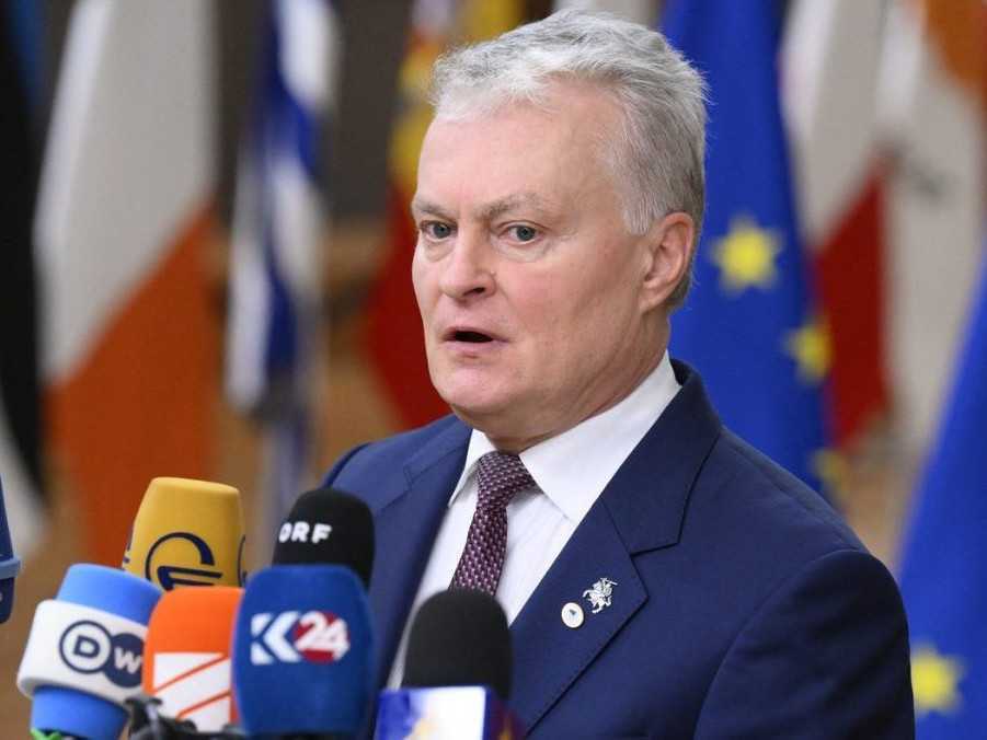 Litovský prezident Gitanas Nauseda.