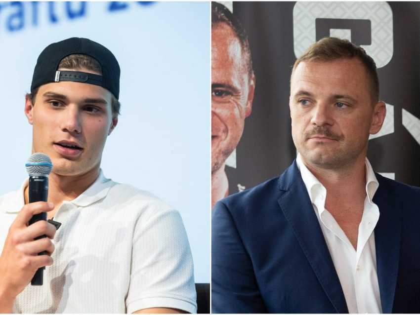 Juraj Slafkovský a Marián Gáborík.