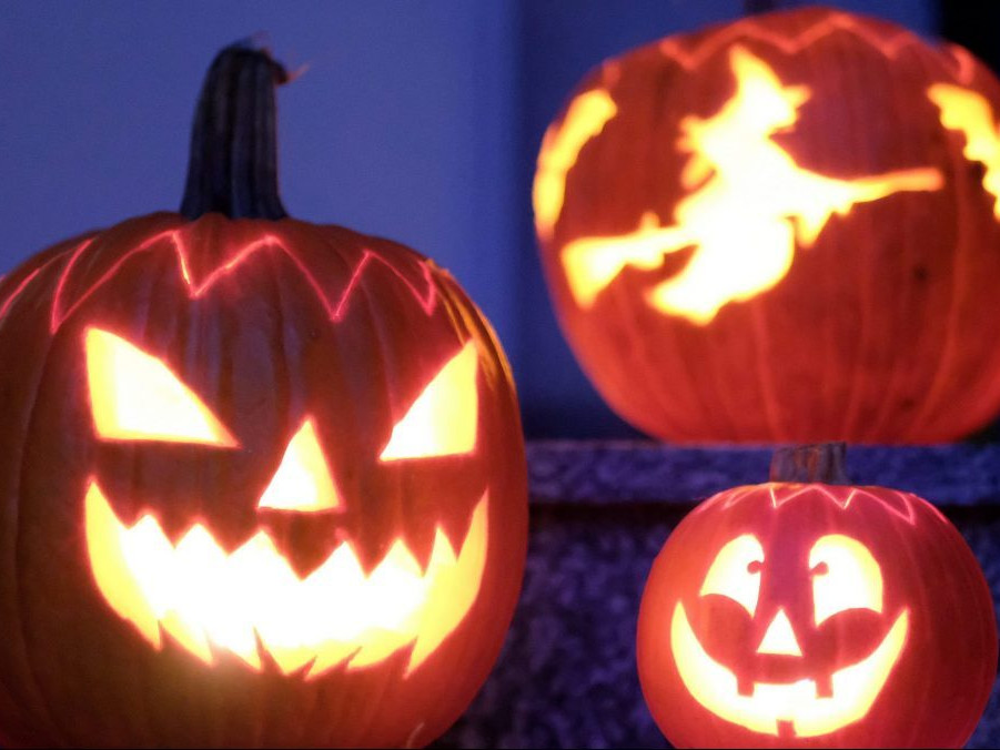 Vyrezávané tekvice.