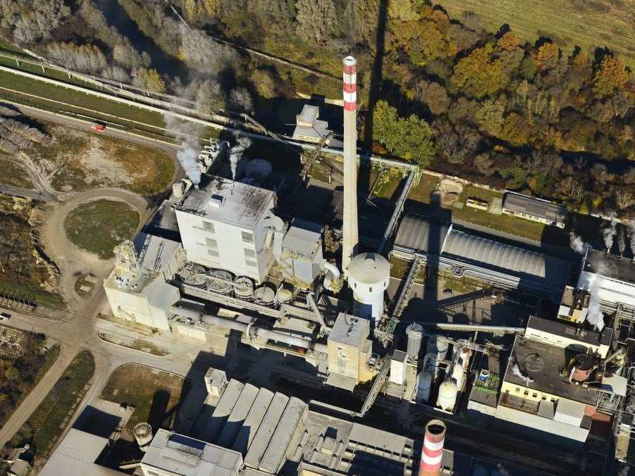 Na snímke areál firmy Bukóza Holding, a. s.