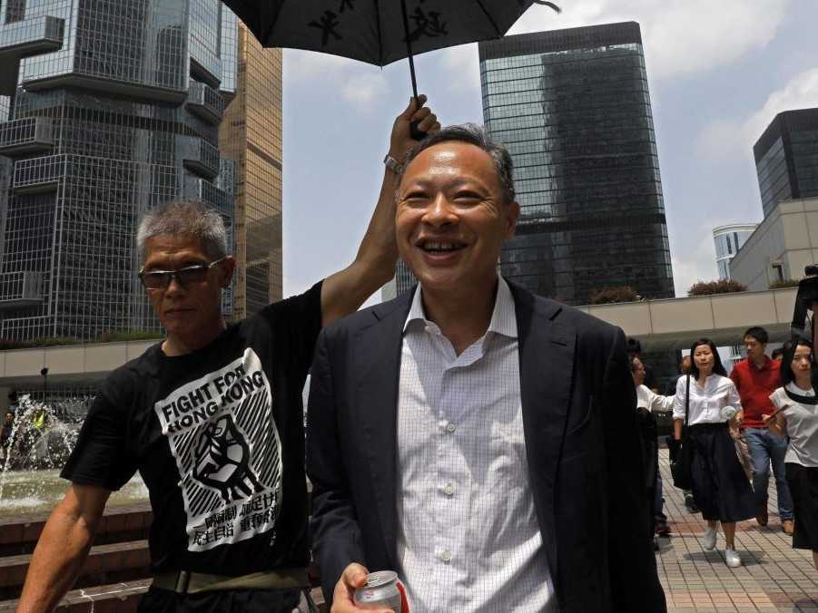 Odsúdený univerzitný profesor práva Benny Tai.