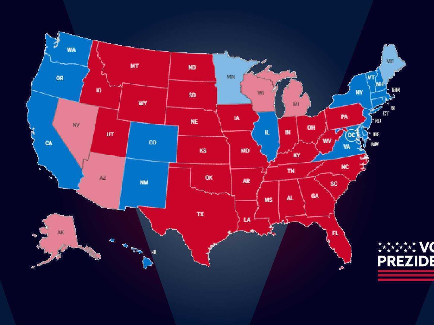 Sledujte priebežné výsledky prezidentských volieb v USA (mapa)