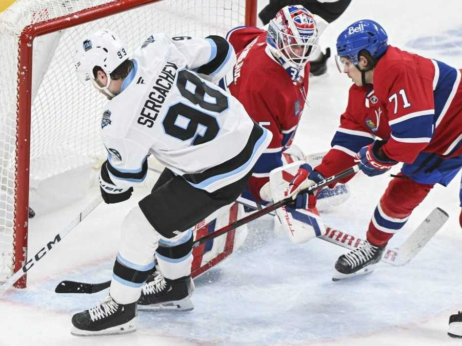 NHL: Slafkovského Montreal podľahol Utahu. Slovenský útočník bránku súpera neohrozil