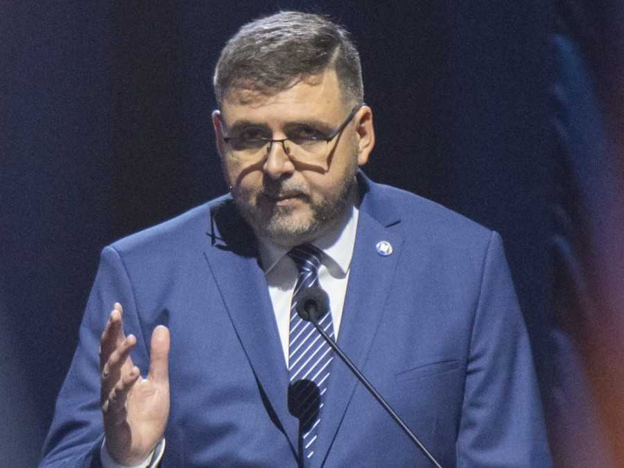 Na snímke predseda Združenia miest a obcí Slovenska (ZMOS) Jozef Božik.