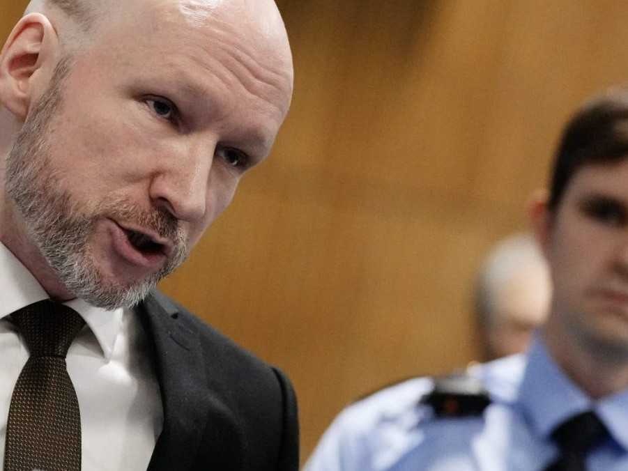 Na snímke Anders Behring Breivik.