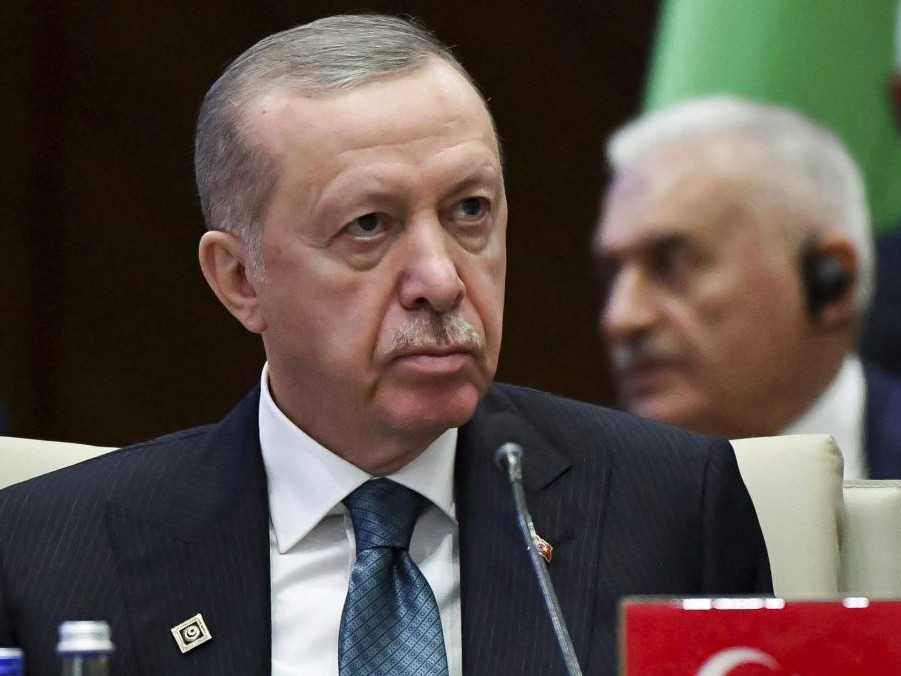 Na snímke Recep Tayyip Erdogan.