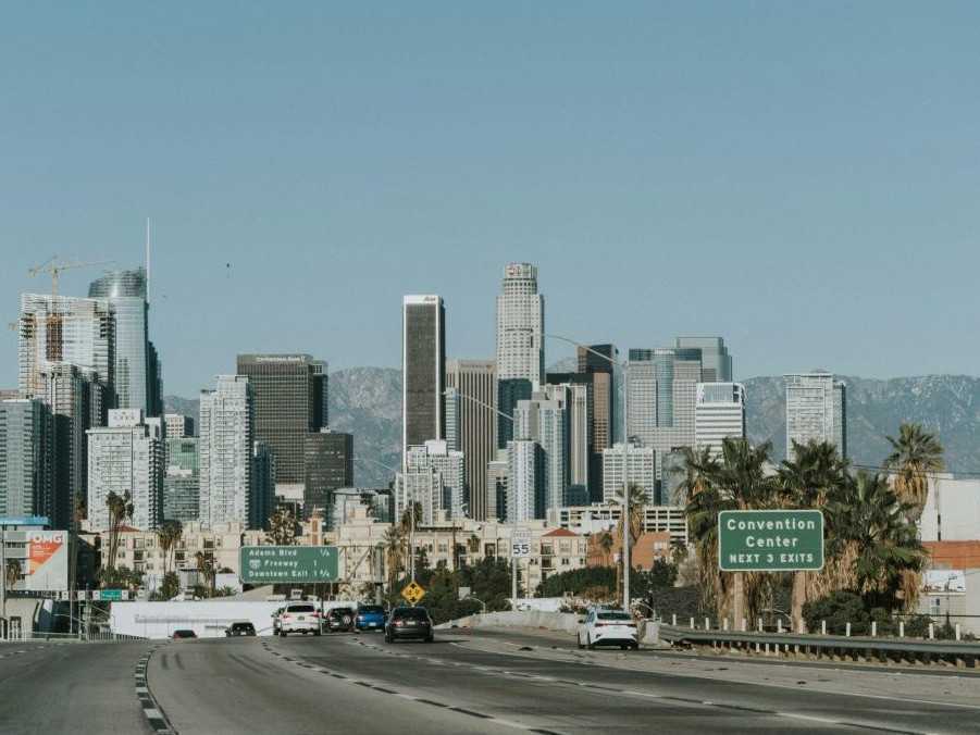 Na ilustračnej snímke Los Angeles.