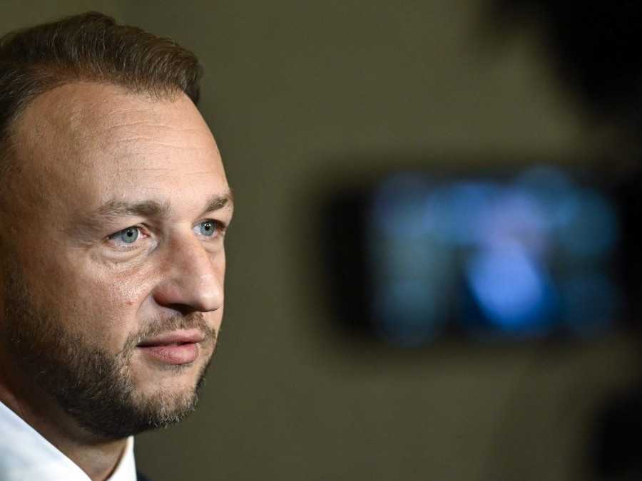 Na snímke minister vnútra Matúš Šutaj Eštok (Hlas-SD).