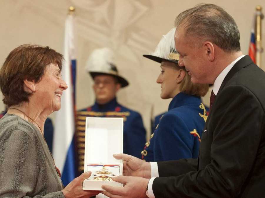 Eva Mosnáková a Andrej Kiska