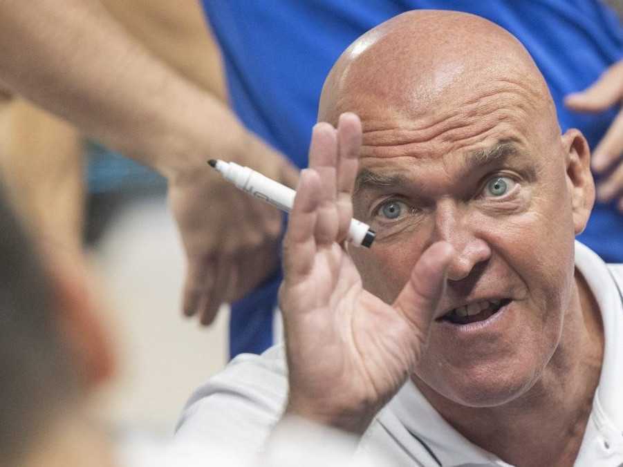 Tréner basketbalistov Slovenska Aramis Naglič.