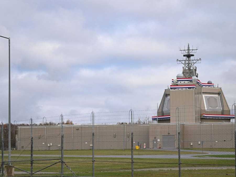 Americká protiraketová základňa v poľskej obci Redzikowo.