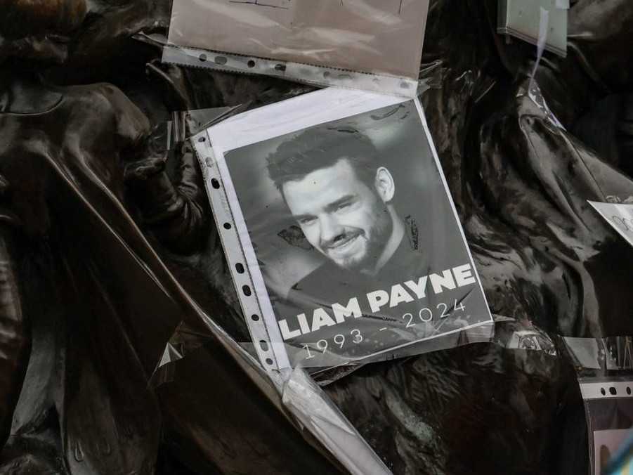 Na snímke fotografia speváka Liama Payne,