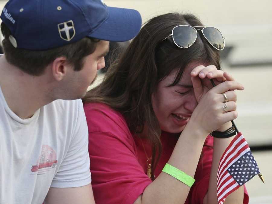 Voliči sklamaní výsledkom prezidentských volieb v USA.