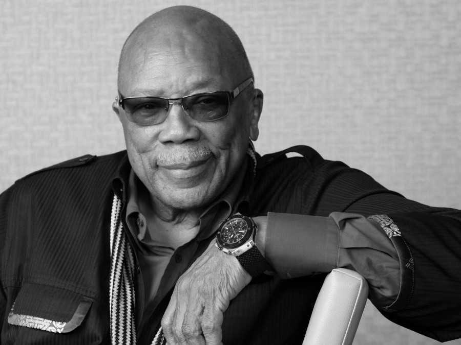 Americký hudobník, skladateľ a trumpetista Quincy Jones.