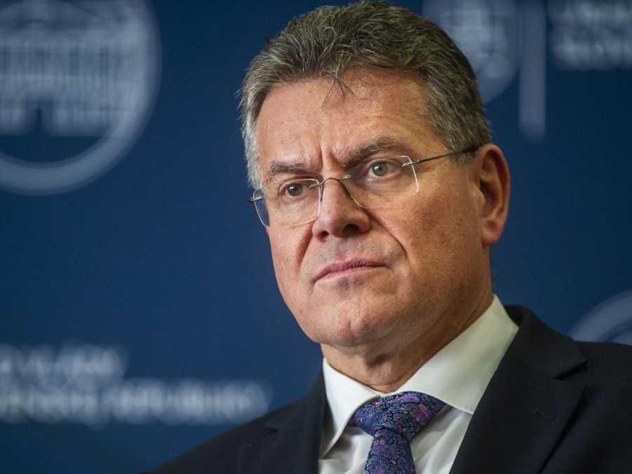 Na snímke Maroš Šefčovič.