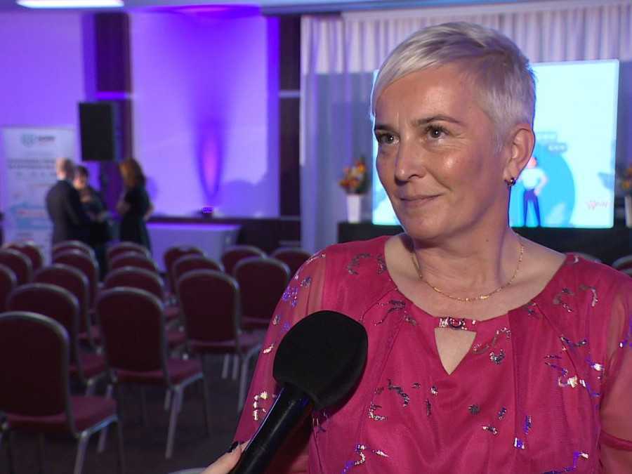 Ocenená zdravotná sestra Slávka Gorná.