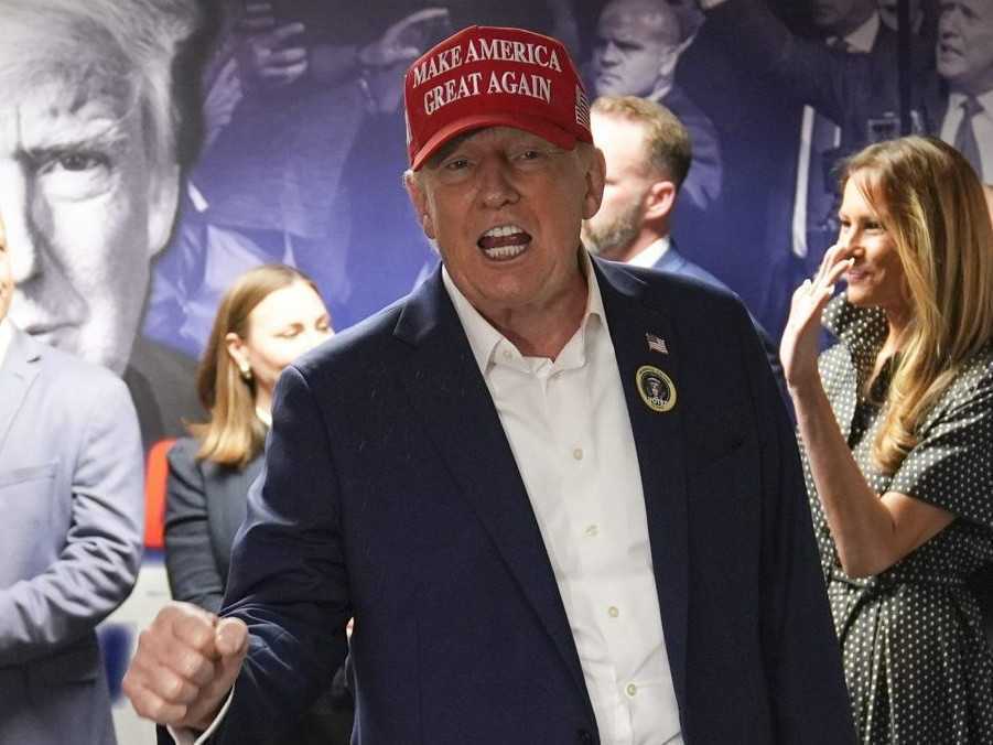 Na snímke Donald Trump.