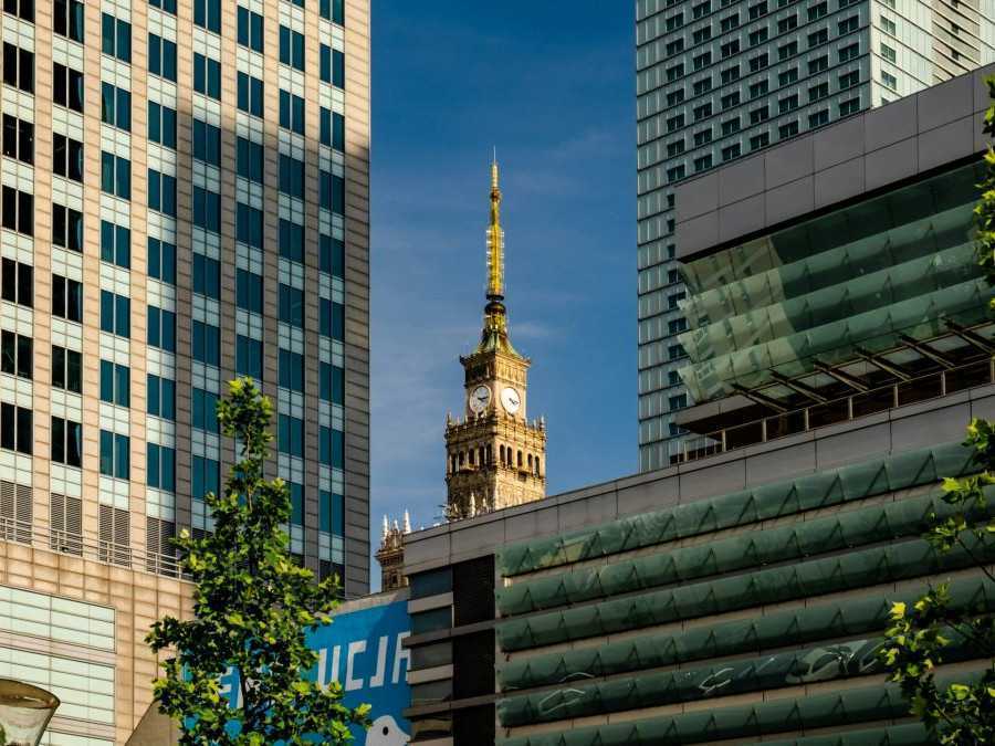 Na ilustračnej snímke Varšava.