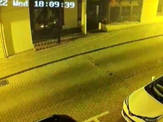 Na snímke útočník na Zámockej ulici.