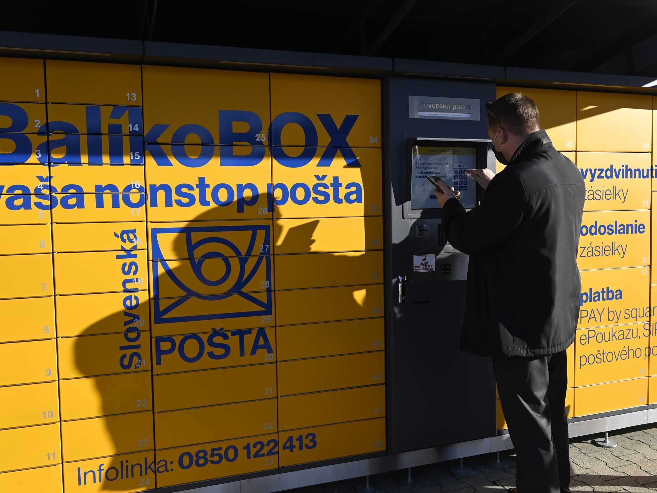 BalíkoBox Slovenskej pošty.