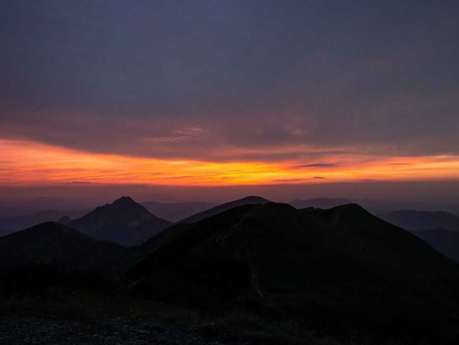Pohľad na východ slnka.
