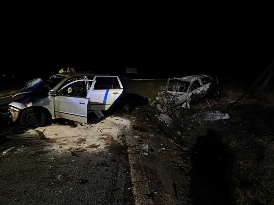 Fotografia z miesta nehody.