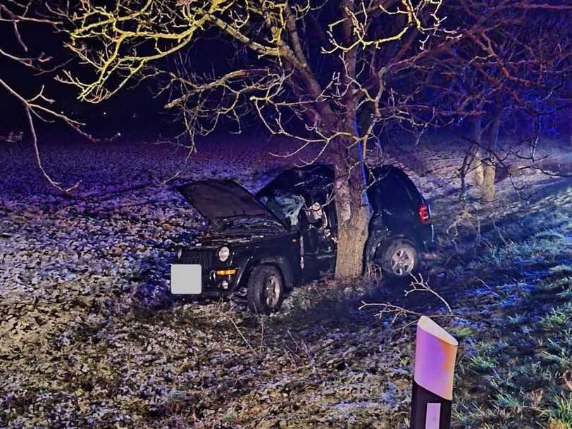 Fotografia z miesta nehody.