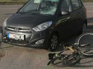 Snímka z miesta nehody.