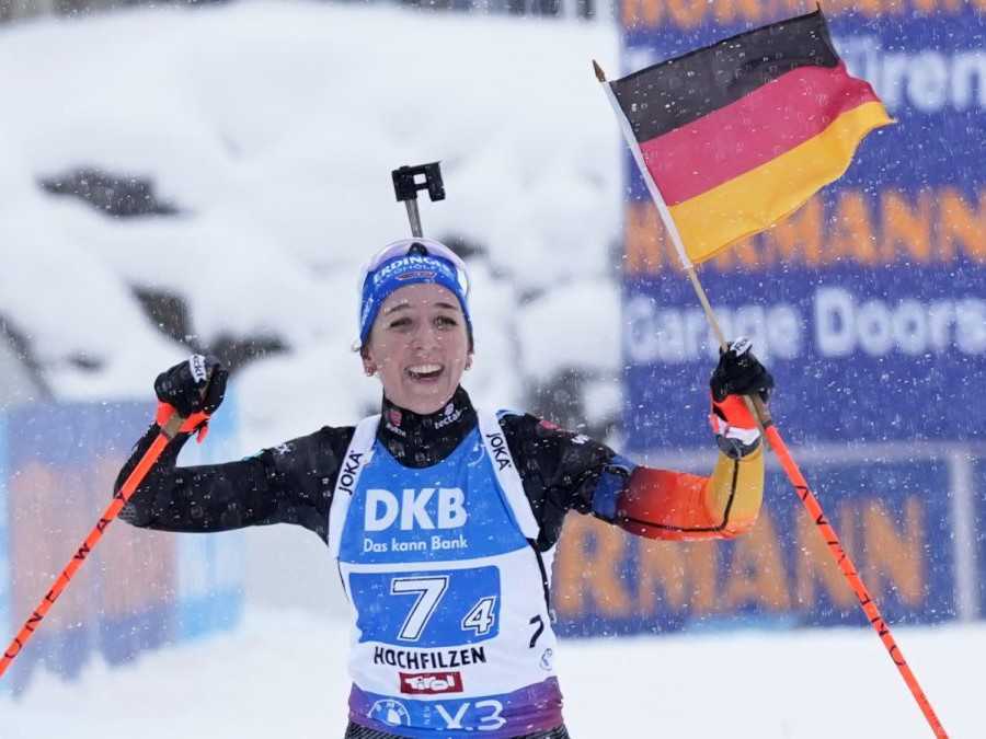 Nemecká lyžiarka Franziska Preussová.