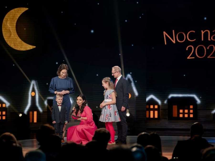 Záber z charitatívneho galavečera Noc nádejí.