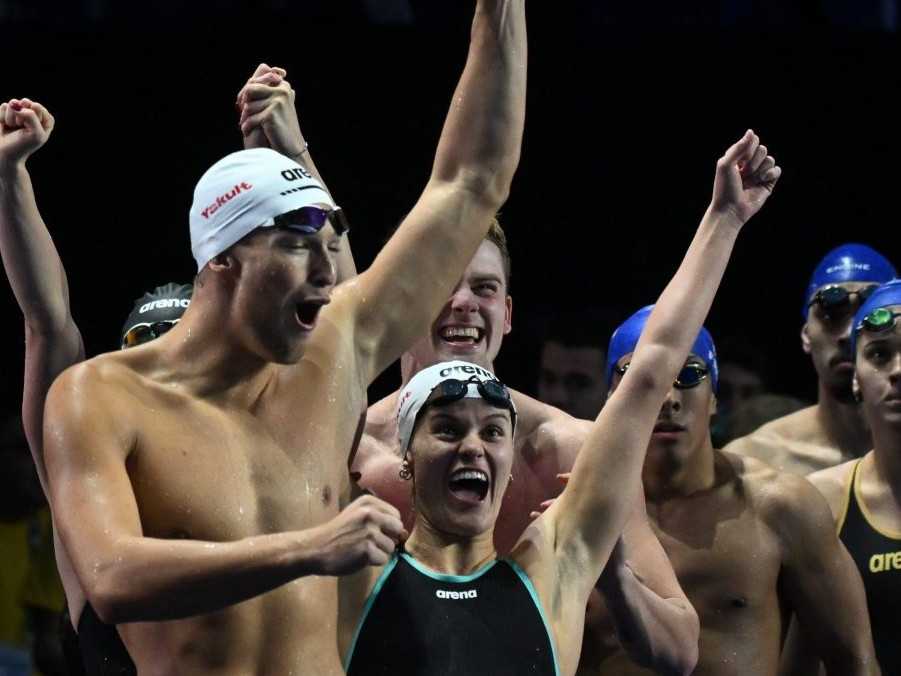 slovenský tím - plávanie