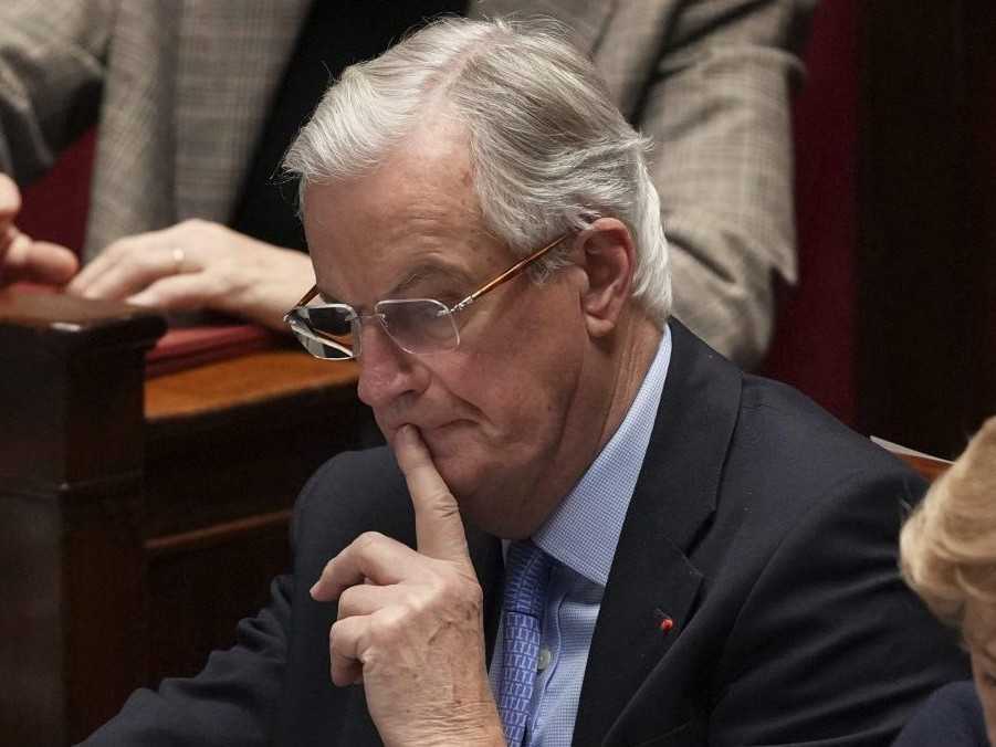 Na snímke Michel Barnier.