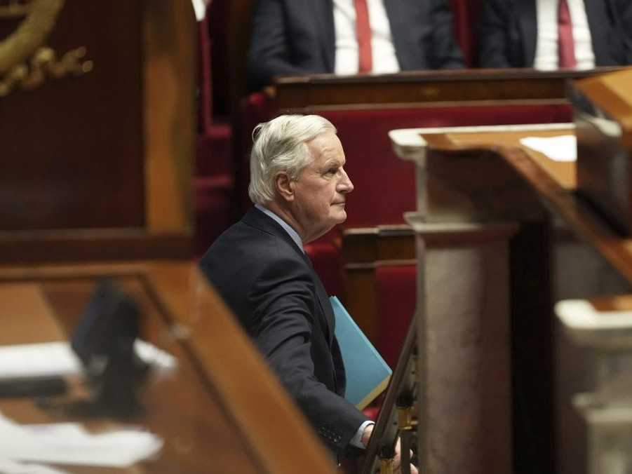 Francúzsky premiér Michel Barnier.