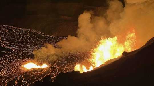 Sopka Kilauea na Havaji.