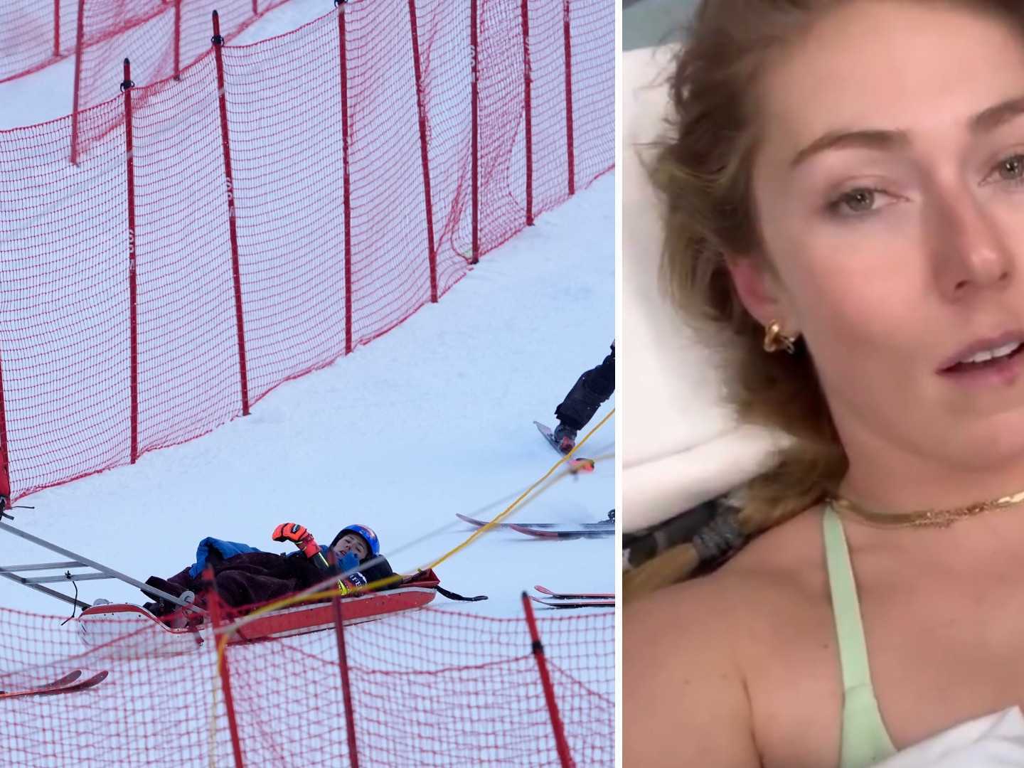 Shiffrinová sa po páde prihovorila fanúšikom z nemocnice.