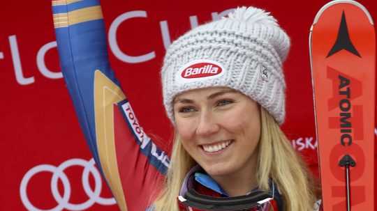 Na archívnej snímke Mikaela Shiffrinová.