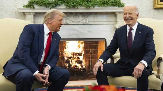 Donald Trump a Joe Biden