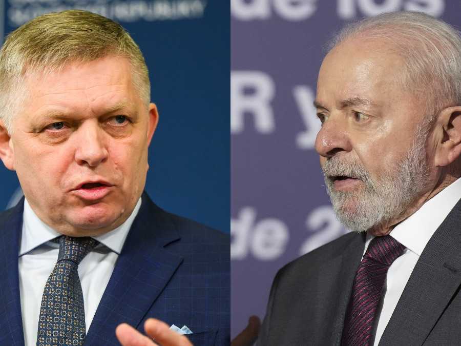 Robert Fico a Lula da Silva.
