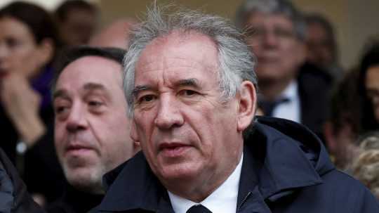 Na sníme Francois Bayrou.