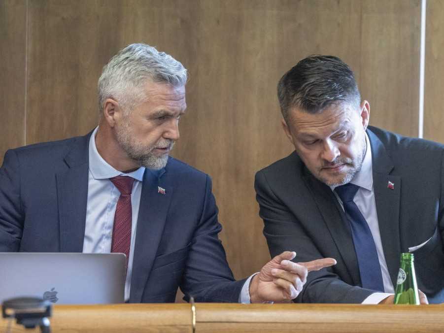 Tibor Gašpar a Samuel Migaľ