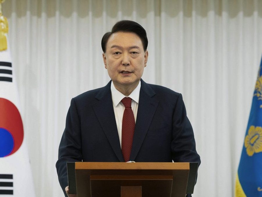 Na snímke juhokórejský prezident Jun Sok-jol.