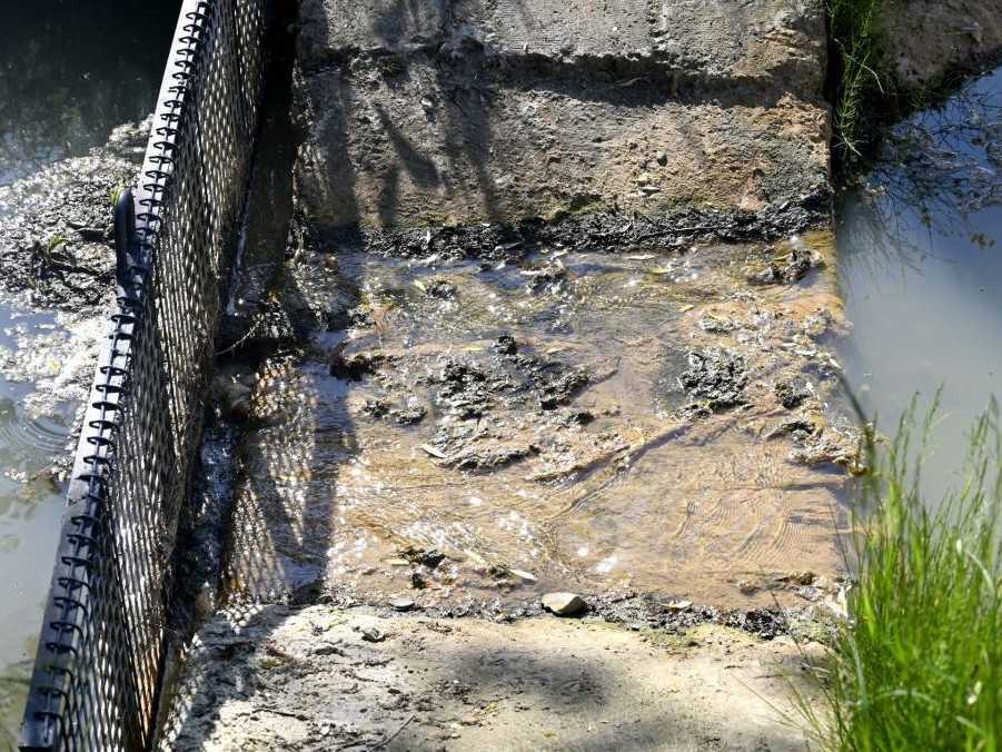 Na ilustračnej snímke odkalisko v Poši.