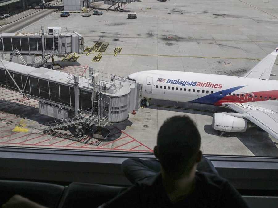 Lietadlo spoločnosti Malaysia Airlines.