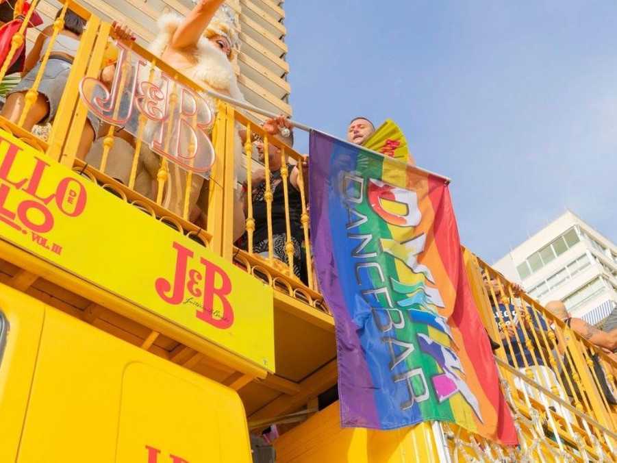 Dúhová vlajka v Španielsku.