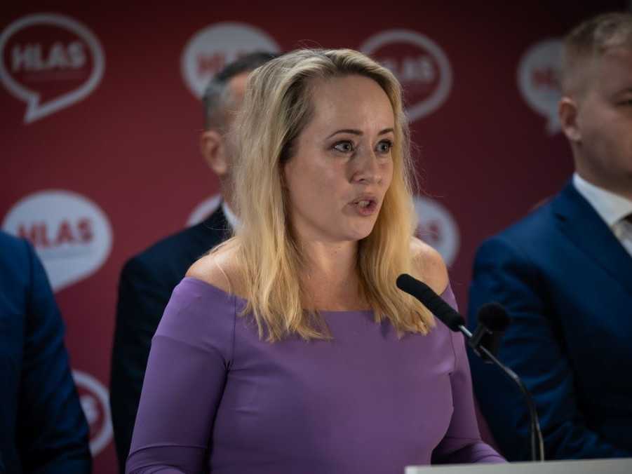 Poslankyňa Hlasu-SD Paula Puškárová.