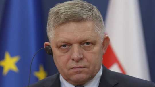 Na snímke predseda vlády SR Robert Fico (Smer-SD).