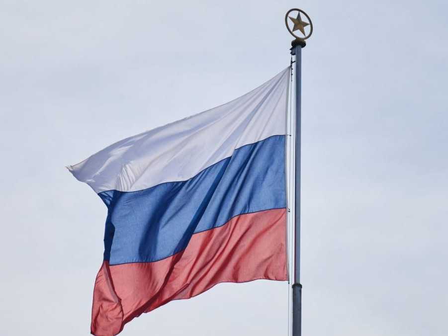 Ilustračná snímka ruskej vlajky.