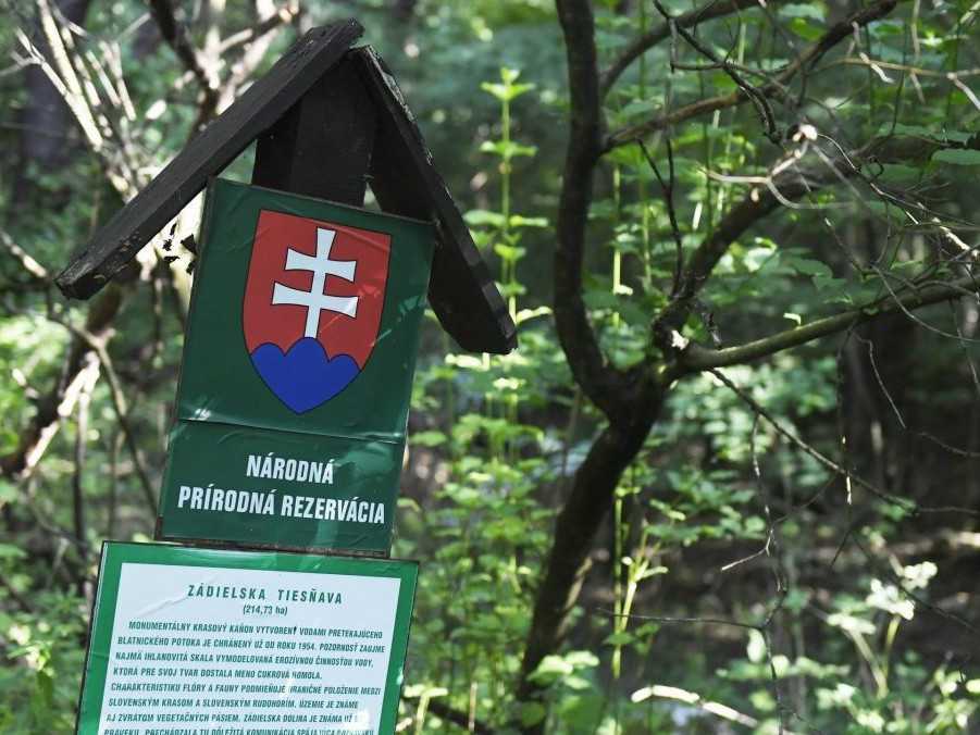 Na snímke Zádielska tiesňava v Národnom parku Slovenský kras.