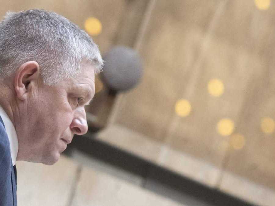 Na snímke predseda vlády SR Robert Fico.