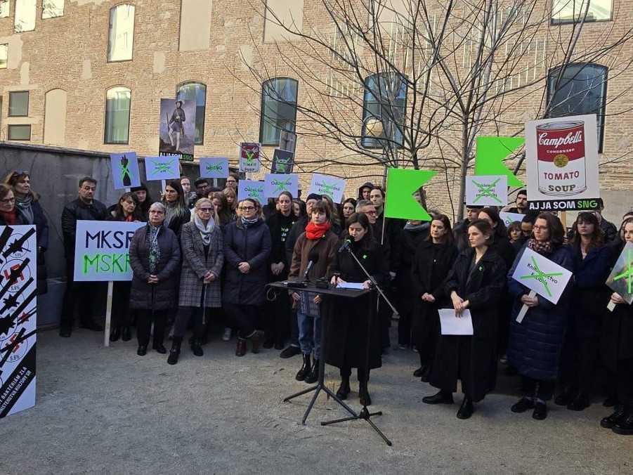 Zamestnanci a zamestnankyne Slovenskej národnej galérie (SNG).